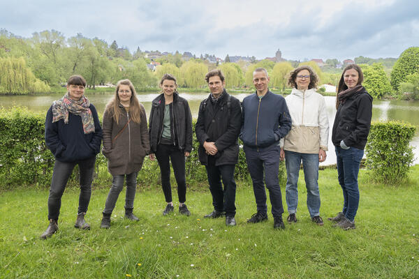 Bild vergrößern: Diese Knster werden Werke fr den Parcours in Allstedt erschafften