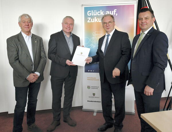 Frdermittelbergabe Alte Mnze