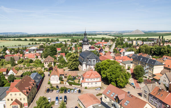 Bild vergrößern: Johannis Kirche von Oben